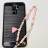 Rêves Espoir" phone jewelry pale pink