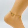 Gold-plated ankle chain G106-10D