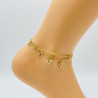 Gold ankle chain G106-12D