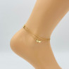 Gold ankle chain GA1710-1D