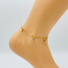 Gold-plated ankle chain GA1710-2D