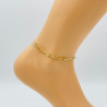 Gold-plated ankle chain GA1710-4D