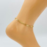 Gold-plated ankle chain GA1710-5D