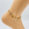 Gold ankle chain GA1710-8D