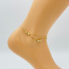 Gold ankle chain GA1710-9D