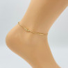 Gold ankle chain GA1710-10D