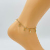 Gold ankle chain GA1710-11D