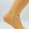 Gold ankle chain GA1710-12D