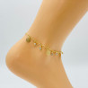 Gold ankle chain GA1710-15D