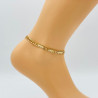 Gold ankle chain GA1710-16D