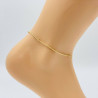 Gold-plated ankle chain GA1710-18D