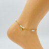 Gold anklet GA1710-19D