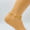 Gold-plated ankle chain GA1710-20D